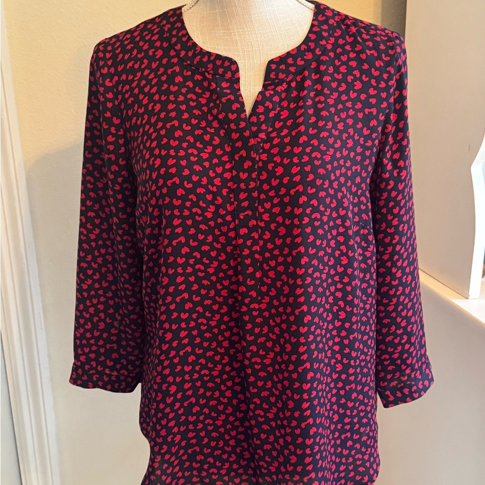 Talbots Heart Top